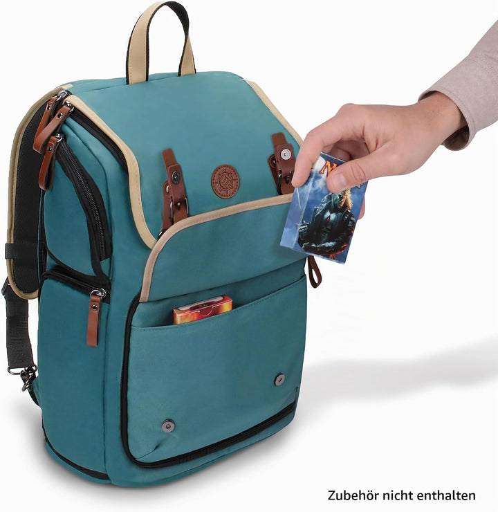 Enhance Sammelkarten-Aufbewahrungsbox-Rucksack in voller Grösse für Spielkarten – Platz für Kartenor