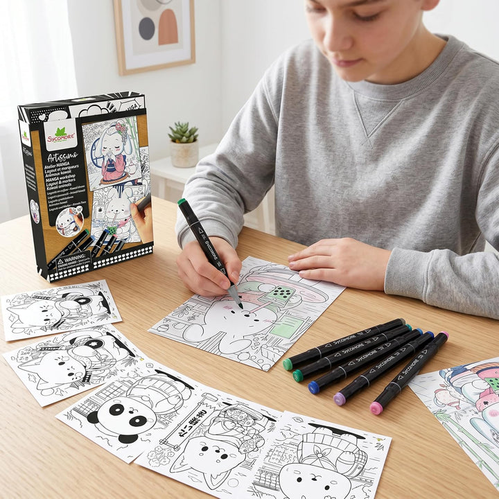 Au Sycomore Artissimo - PM Atelier Manga - Kawaii Tiere