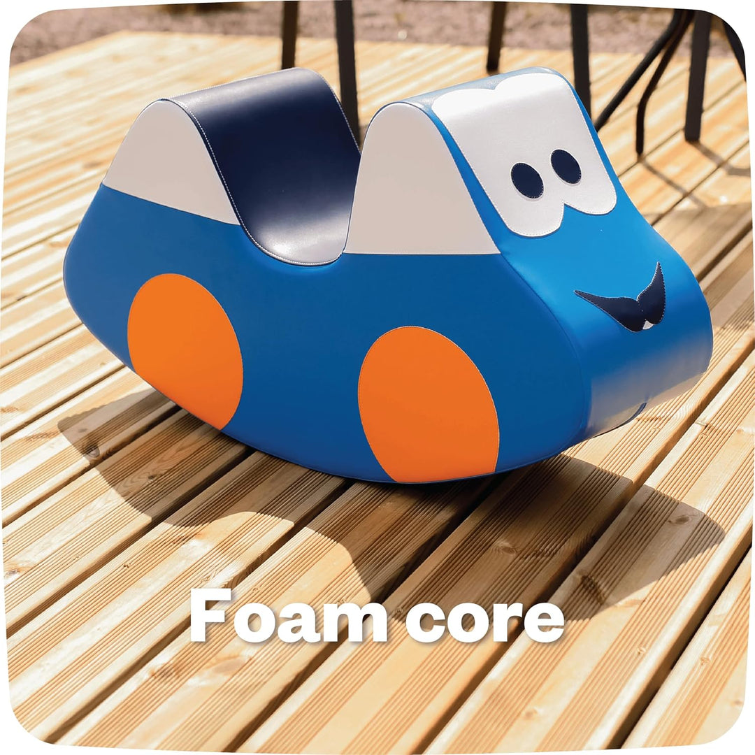 IGLU SOFT PLAY Schaukelpferd Kinder Schaukeltier Baby Schaukelspielzeug Spielzeug (Blau), Blau