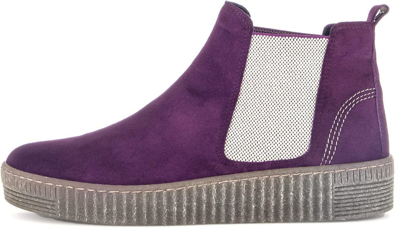 Gabor Damen Chelsea Boots, Frauen Stiefeletten,Wechselfussbett,Best Fitting 37.5 EU Violett Dark Orc