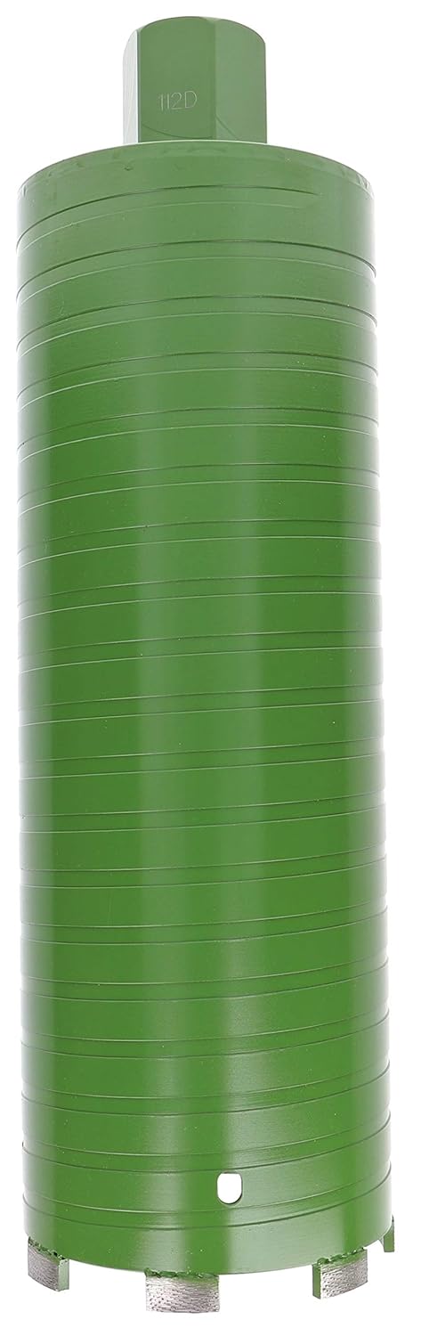 PRODIAMANT Diamant Laser Kernbohrkrone ø 112 mm trocken bohren Beton Stahlbeton Mauerwerk Aufnahme 1