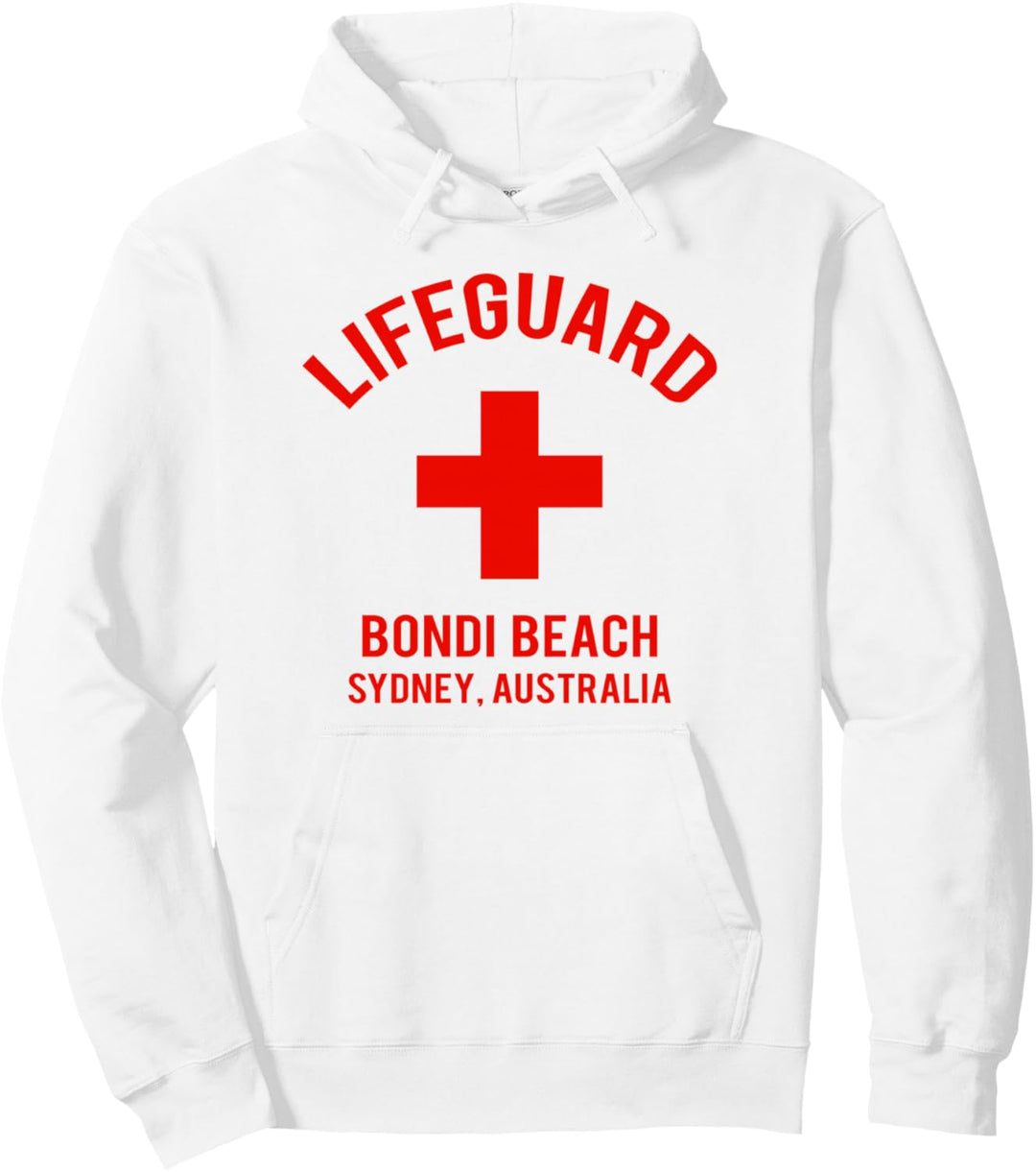 Lifeguard Bondi Beach, Sydney Australia Beach Pullover Hoodie