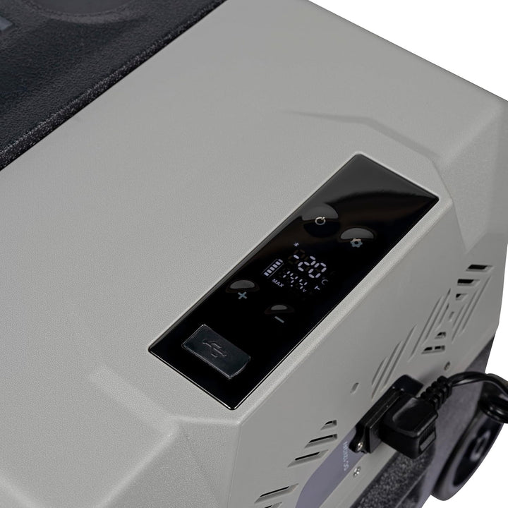 Steamy-E Single Zone 40 Roller, Elektrische Kompressor Kühlbox mit Rollen, 39 Liter, 12V/ 230V, zum