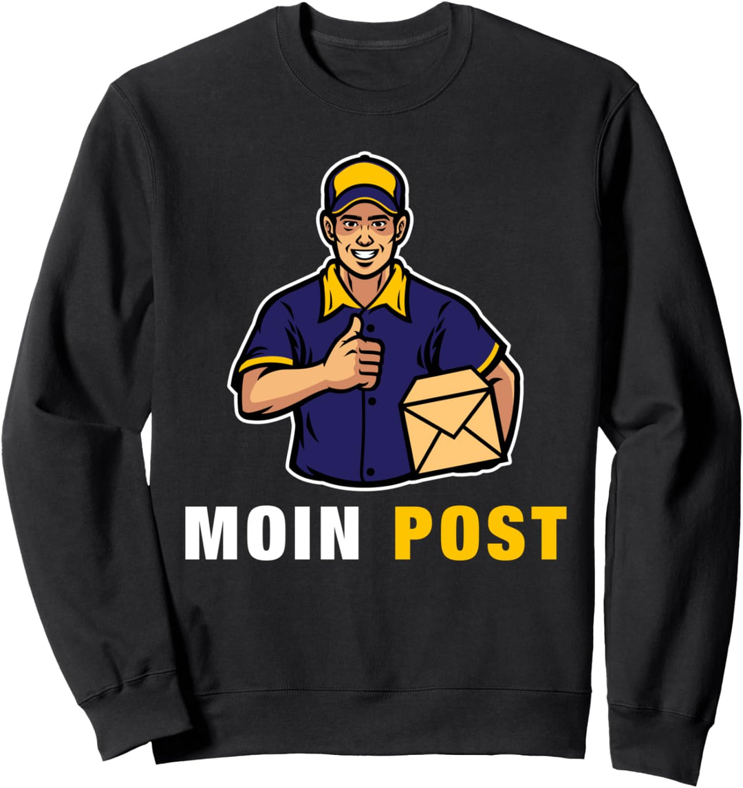 Moin Post Outfit Norden Postbote Zusteller Briefträger Sweatshirt