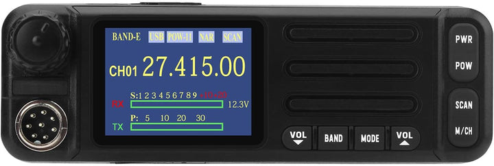 6699 Radio Breitband Fahrzeug Empfänger – AM FM CW SSB Multi-Mode Empfangsgerät mit Mikrofon