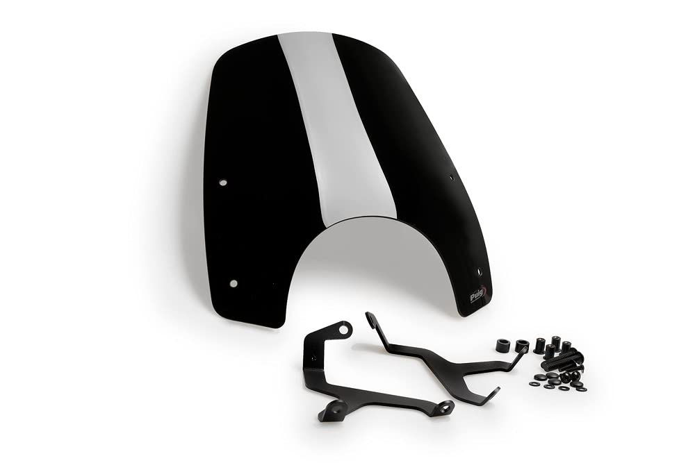 Puig 20819N Windschutzscheibe New Generation Sport Schwarz, Schwarz