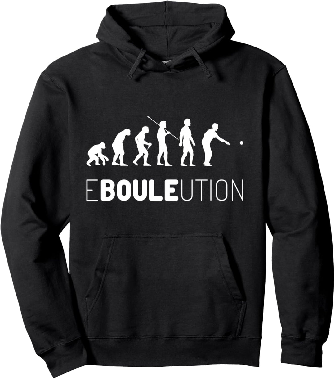Boule Ebouleution Boccia Evolution Boulespieler Petanque Pullover Hoodie