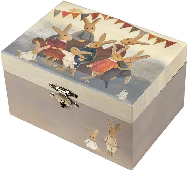 Egmont Toys Musikalische Schmuckdose – Schmuckkästchen Handkurbel-Spieluhr „Ballerina“ in 6 Designs