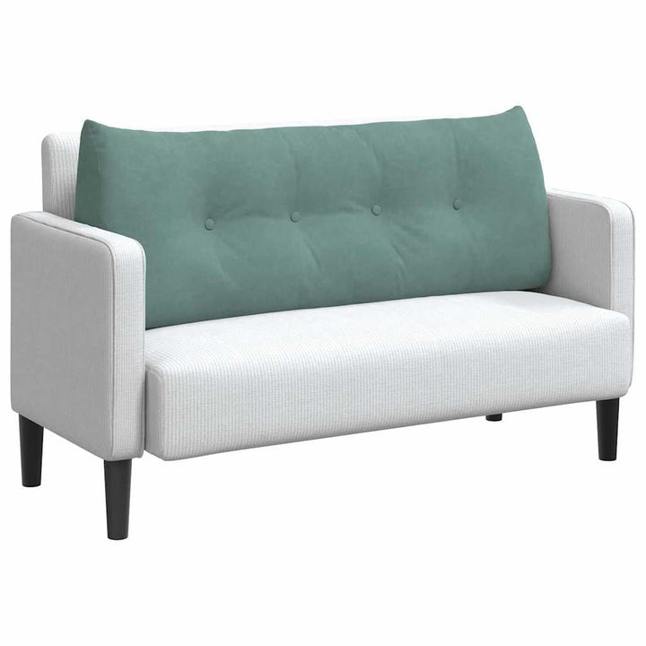 vidaXL Rückenkissen Meergrün 120 x 24 x 50 cm Samt, Moderne Wohnzimmer, Samt Kissen, weiches Rückenk