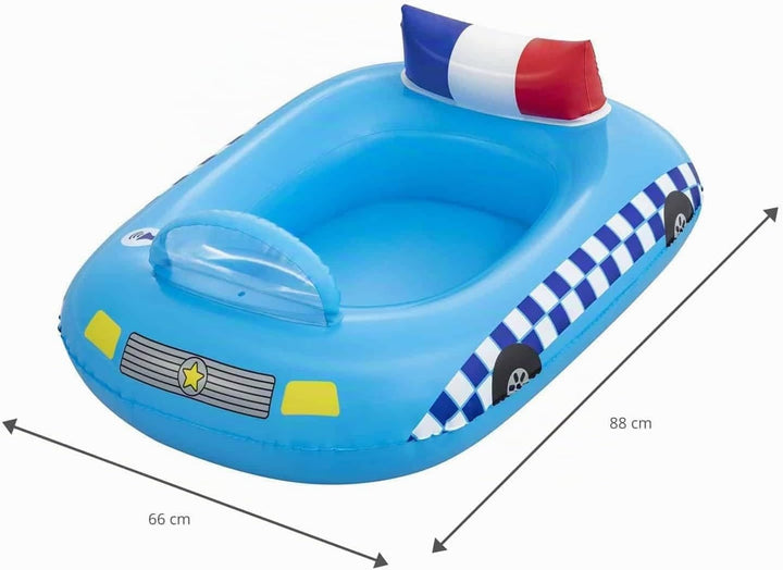 Bestway Funspeakers Kinder-Schlauchboot "Polizeiauto" 97 x 74 cm