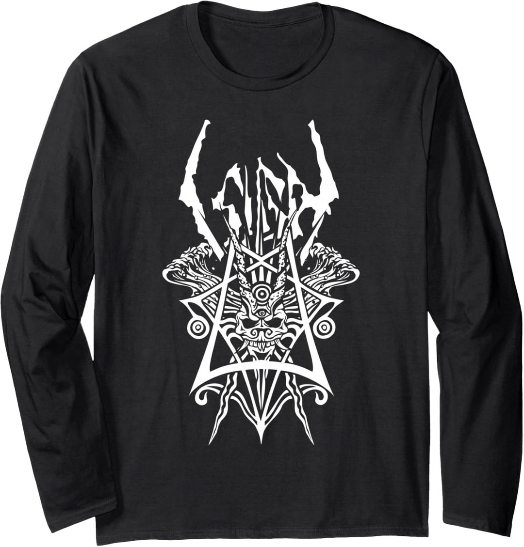 Hochweiss, einfarbig Langarmshirt