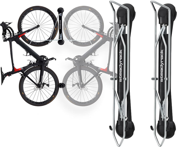 Steadyrack Fahrrad Wandhalterung - Classic Rack - Fahrrad Wandhalterung Vertikal als Aufbewahrungslö
