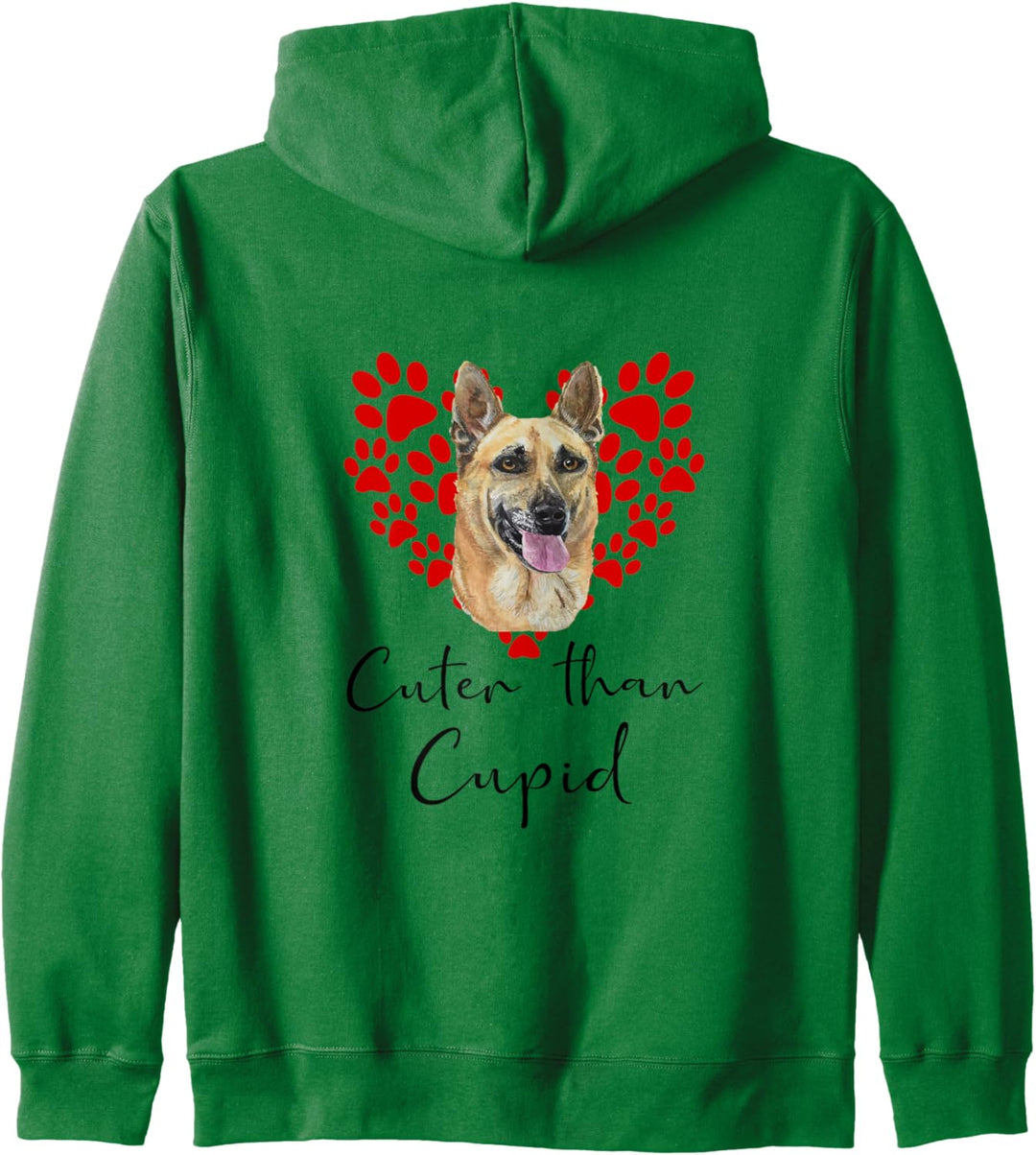Deutscher Schäferhund Cuter Than Cupid Hunde Valentinstag Kapuzenjacke
