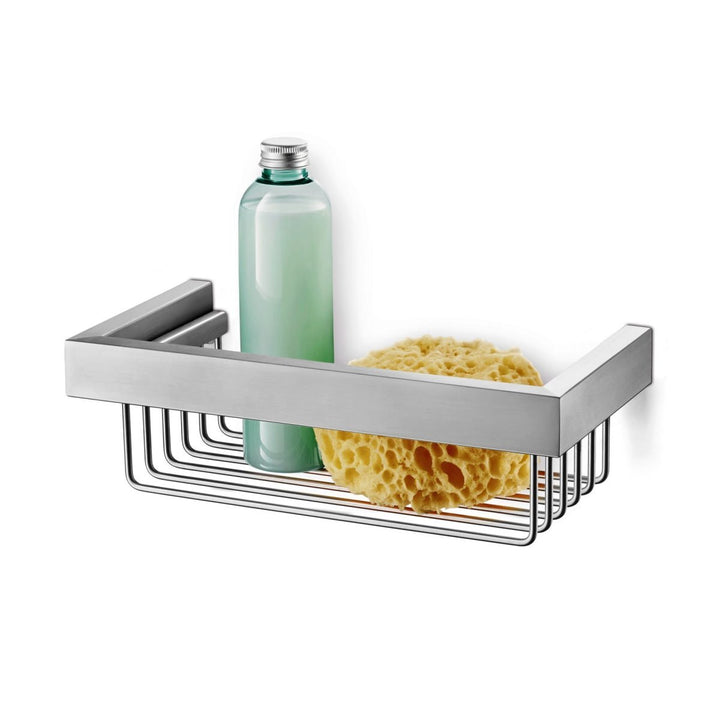 ZACK 40371 "LINEA" Duschkorb, Edelstahl matt,2.76 by 10.43 by 5.12"