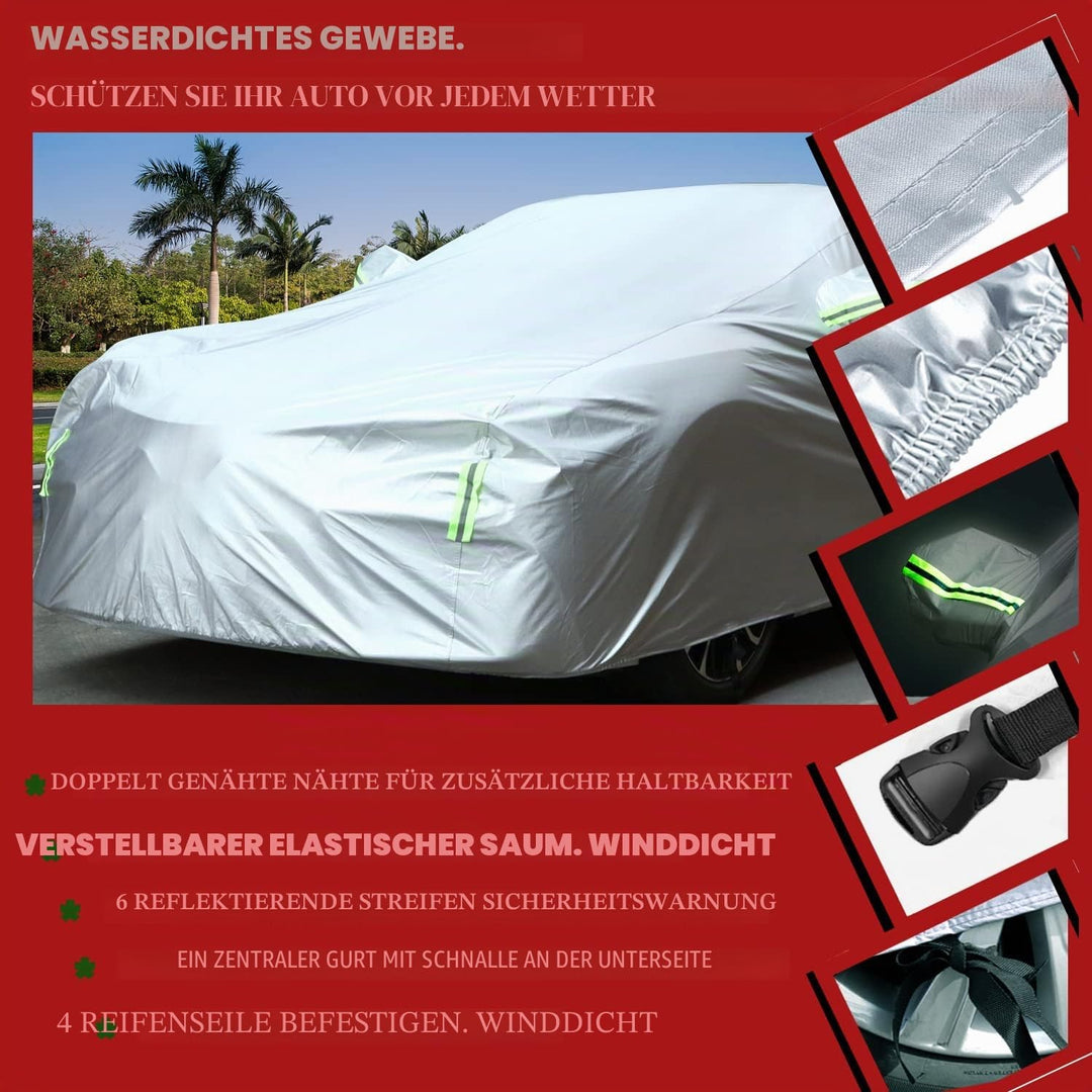 Auto Abdeckplane Autoabdeckung Vollgarage Winter Autogarage Staubdicht Winddicht Schneedicht UV-Schu