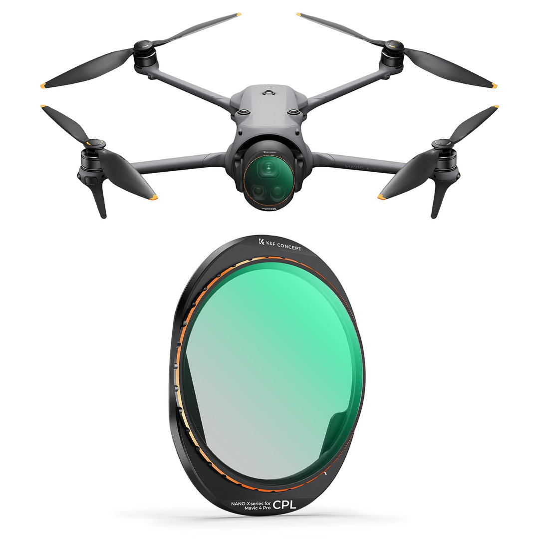 K&F CONCEPT CPL Filter Polfilter Kompatibel mit DJI Mavic 4 PRO, Polarisator Optisches Glas mit Mehr