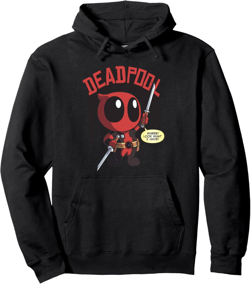 Marvel Deadpool Cartoon Look What I Have Pullover Hoodie