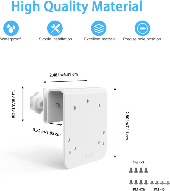 HOLACA Dachrinnenhalterung Kompatibel mit TP-Link Tapo C320WS/C325WB/C310 Überwachungskamera Aussen,