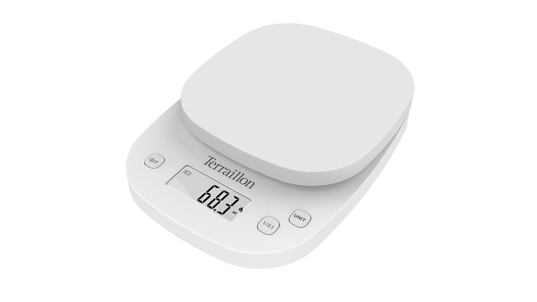 TERRAILLON - PRECISION - Elektronische Waage Precision – dynamische Skala 0,1 g/0,5 g/1 g – Kapazitä