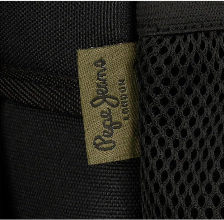 Pepe Jeans Luca Rucksack für Laptop, doppeltes Fach mit Trolley, 15,6 Zoll, Schwarz, 31 x 44 x 15 cm