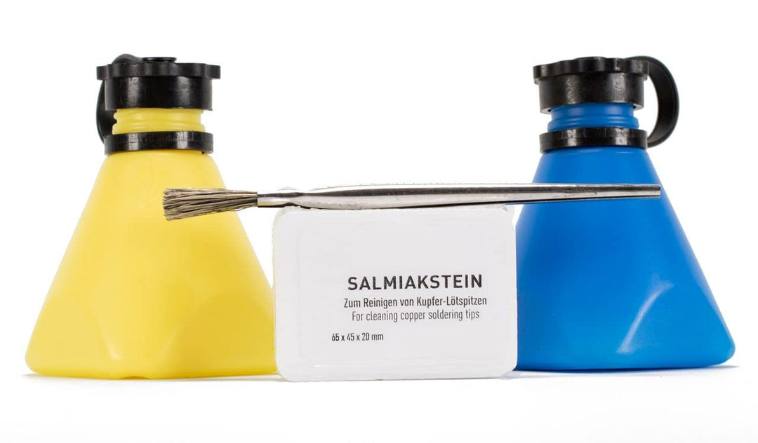Lötgarnitur 4 teilig löten Lötset Dachdecker Klempner Löt+Salz+Salm+Pin günstig