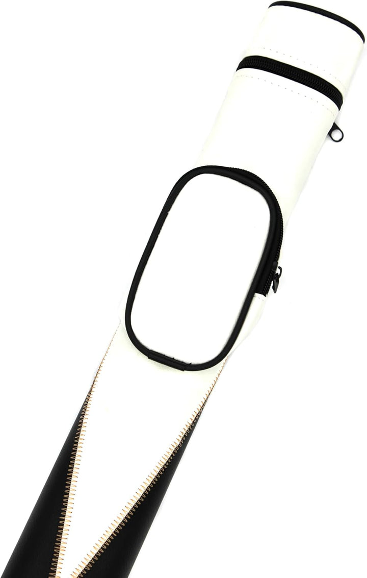 Billard Queue Set Komplettset White Diamond, 147cm Queue mit Köcher, Handschuh und Kreide Diamond -