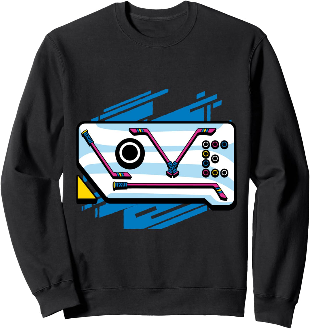 Hockey-Eis-Liebes-Spieler lustiger Winter-Teamsport-Tormann Sweatshirt