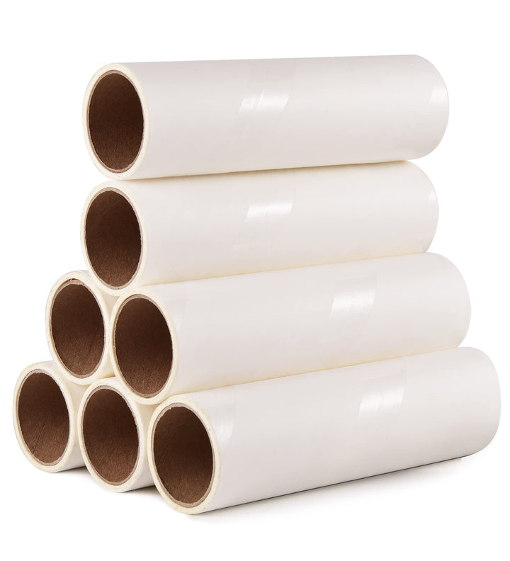 Fusselrolle Ersatzrolle, 16cm Universal Kleberpapier 7 Bände, 420 Blätter Kleberpapier, Rollenpapier