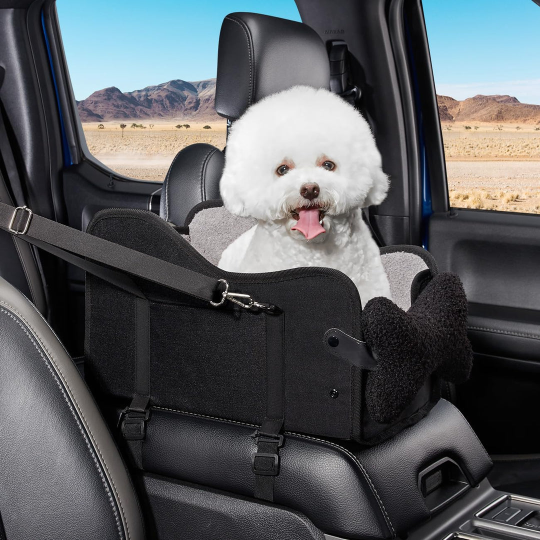 Auto-Hundesitz für Kleine Hunde & Katzen | Sicherer Hunde-Sitz mit Doppelter Befestigung, Wasserdich