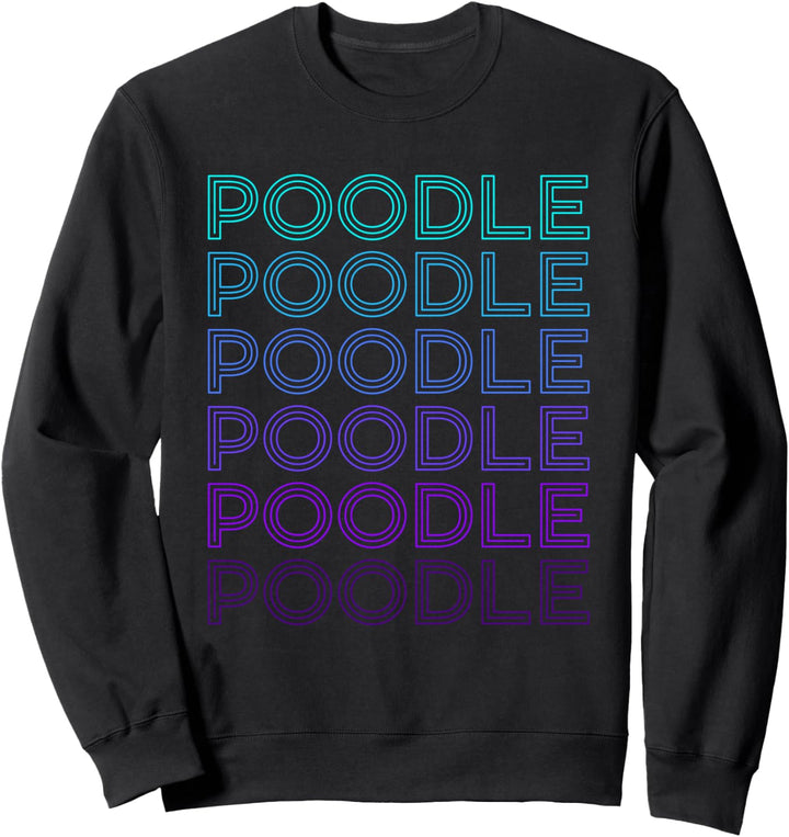 Pudel Retro Sweatshirt