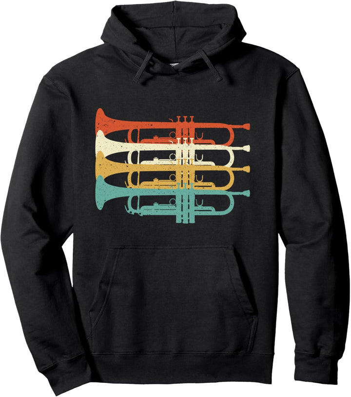 Retro Trompete Orchester Blasmusik - Vintage Trompeter Pullover Hoodie