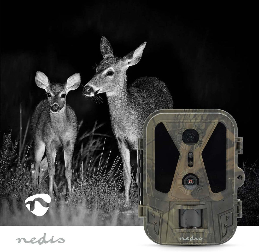 Wildlife Kamera - 4K@10fps - 50 MPixel - 8 MPixel CMOS - IP65 - Schwarz No-Glow IR - Nachtsicht - Bl