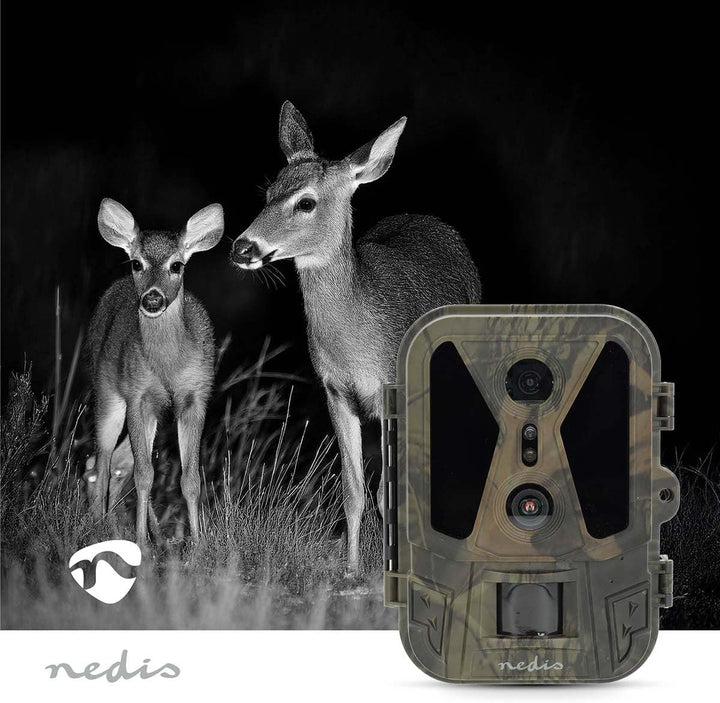 Wildlife Kamera - 4K@10fps - 50 MPixel - 8 MPixel CMOS - IP65 - Schwarz No-Glow IR - Nachtsicht - Bl