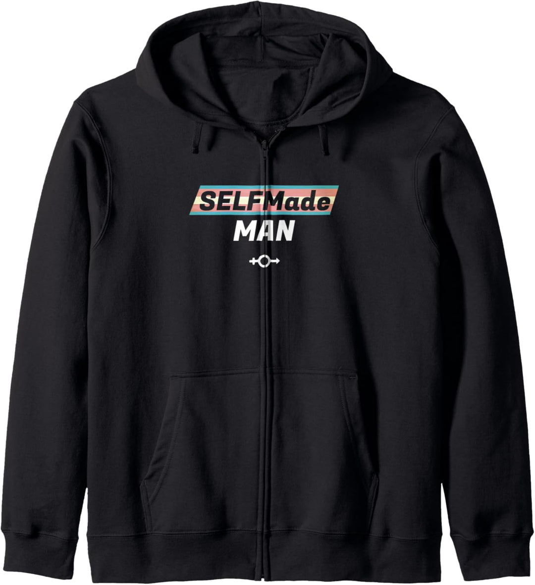 Self Made Man - Transgender - Trans Flag Pride Equality Gift Kapuzenjacke