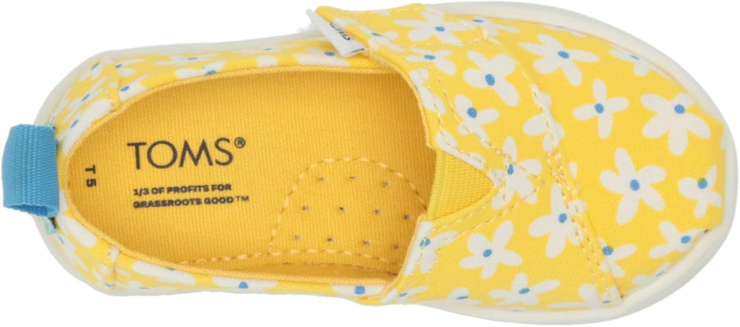 Toms Mädchen Classic AlpargataFlacher Slipper 27 EU Sonnengelbe Sonnengelbe Gänseblümchen, 27 EU Son