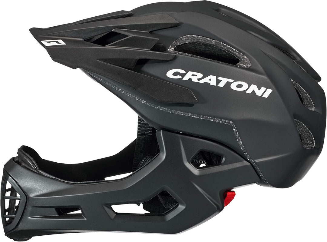 Cratoni Fahrradhelm C-Maniac L-XL (58-61 cm) Black Matt, L-XL (58-61 cm) Black Matt