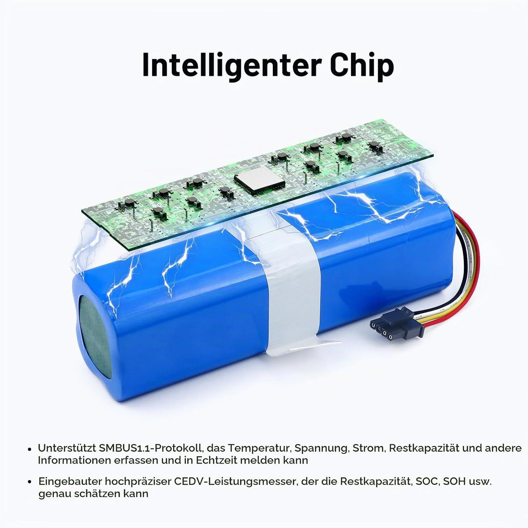 NASTIMA 14,4V 5800mAh Li-Ion Akku Kompatibel mit Eufy Robovac L70 Hybrid, T2190, T2190G21, Teilenumm