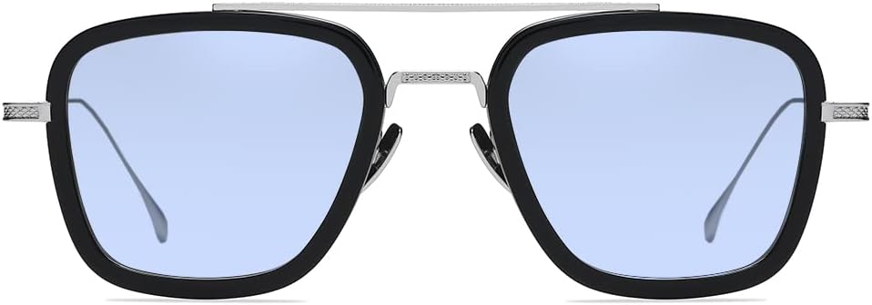 SHEEN KELLY Acetat High-End Tony Stark Sonnenbrille Nylon Linse Brillen für Männer Frauen Spinne Man