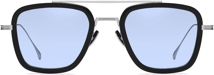 SHEEN KELLY Acetat High-End Tony Stark Sonnenbrille Nylon Linse Brillen für Männer Frauen Spinne Man