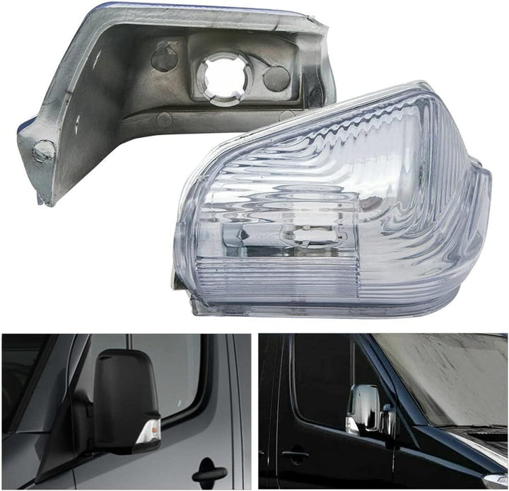 Iegefirm AussEnspiegel TüR Blinkerglas Blinker Ohne GlüHlampen Links und Rechts für Sprinter / 2006-