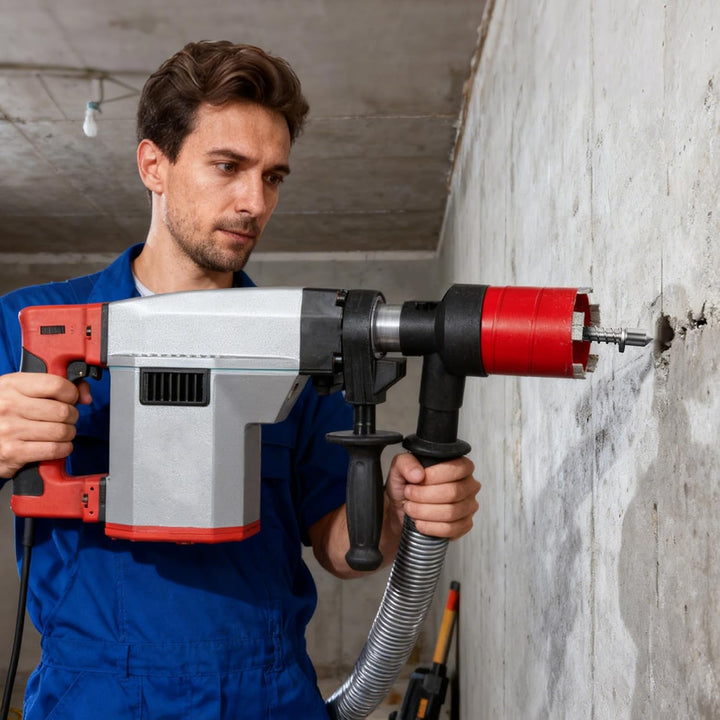 CPROSP Zentrierspitze Federnd für Dosensenker 70mm Bohrtiefe mit 130mm Gesamtlänge, Zentrierspitze F