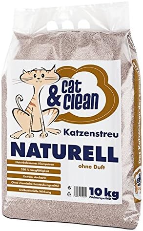 Cat & Clean Katzenstreu Der Extraklasse Klumpendes Einstreu Extrem Saugfähig Naturprodukt Aus Benton