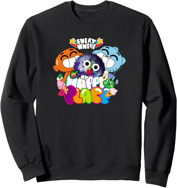 The Amazing World of Gumball Happy Place Sweatshirt