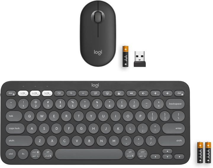 Logitech Pebble 2 Combo - US QWERTY-Layout, Grafit