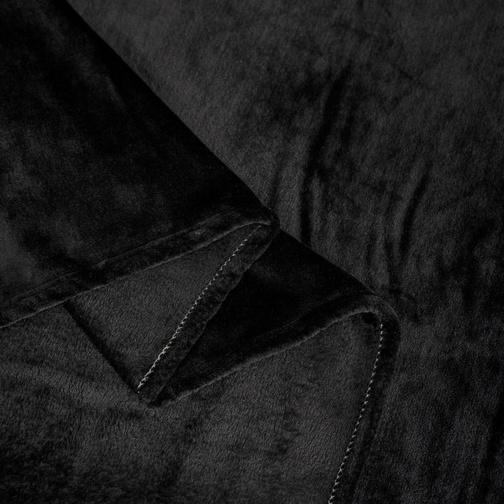 Kuscheldecke Flauschig Winter Warm Schwarz Fleecedecke Kuscheldecke 150x200 Weich Kuschelig Flanell