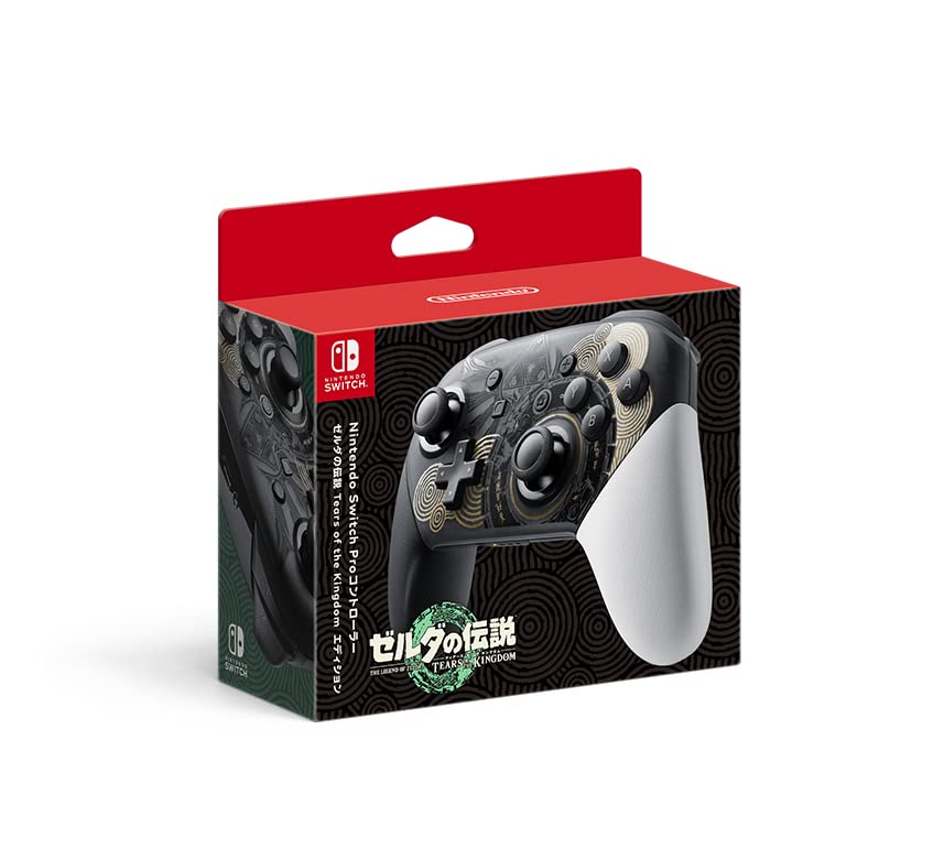 Nintendo Official Switch: Pro Controller - The Legend of Zelda - Tears of The Kingdom Edition (JP) (