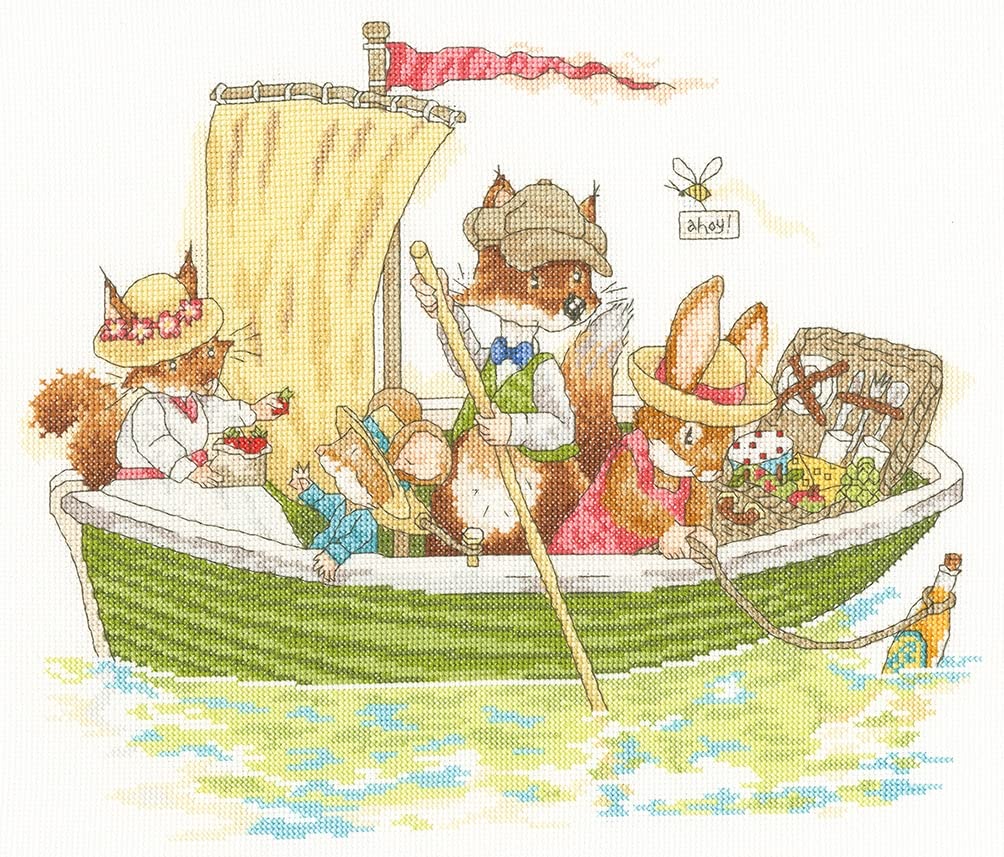 Kreuzstich Set mit Zählmuster "Briarwood Lane: Ahoi!"