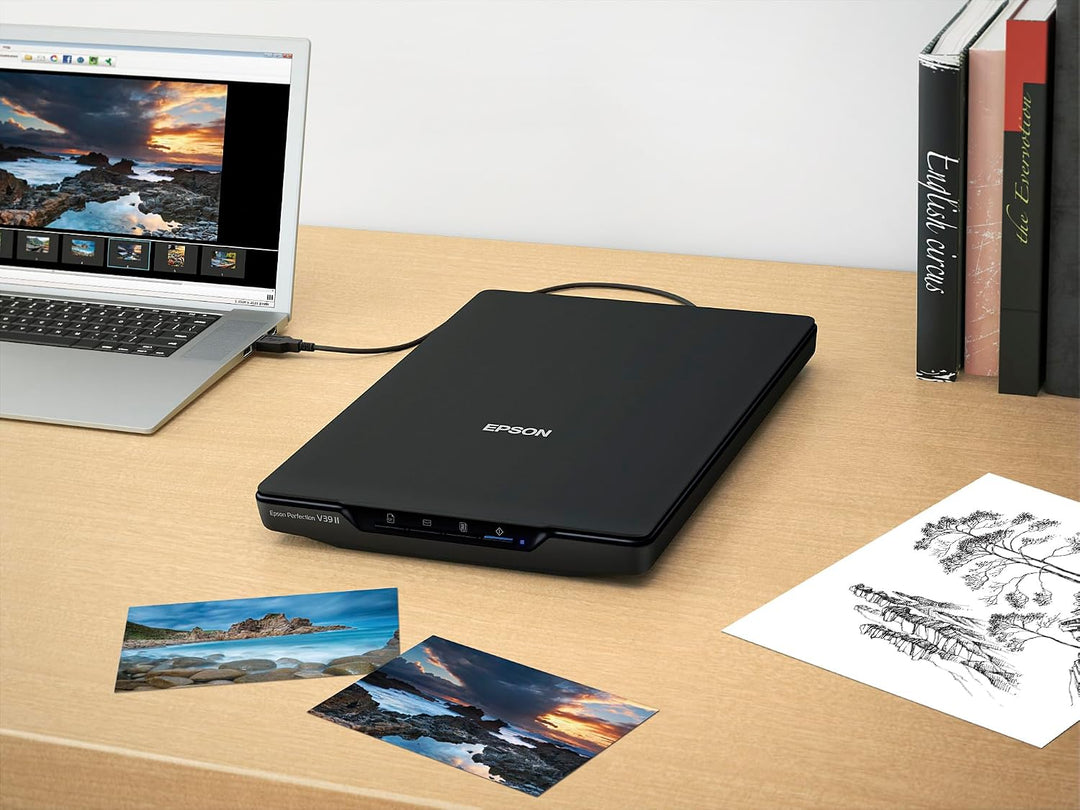 Epson - Perfection V39 II - Farbfoto- und Dokumenten-Flachbettscanner - 4800 DPI optische Auflösung