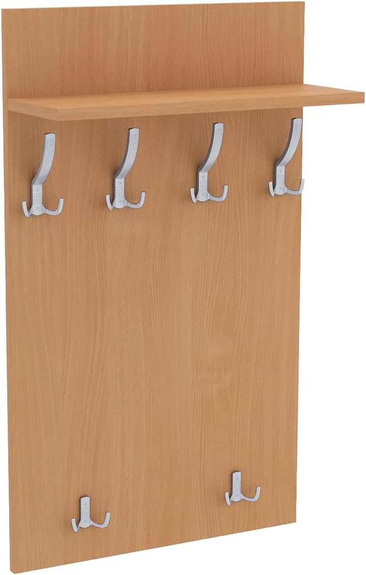 AKKE 90x60 | MAXI Garderobenpaneel Wandgarderobe Garderobe Wandpaneel Kleiderstange ALUMINIUM | BAYE