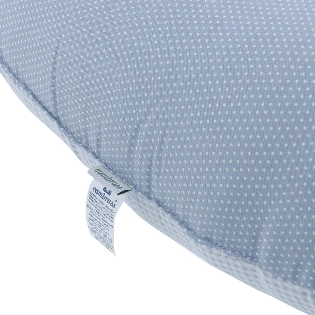 Cambrass Vichy nursing pillow - Celeste Himmelblau, Himmelblau